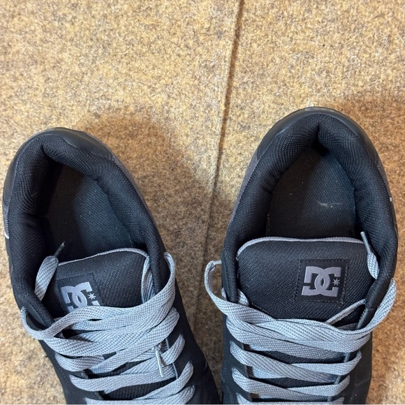DC Men’s Court Graffik Skate Shoes Gray Black Size 13 - Picture 6 of 8